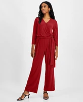 I.n.c. International Concepts Petite Wrap-Style Jumpsuit, Created for Macy's