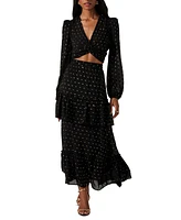 Astr the Label Women's Nix Tiered Embellished Skirt