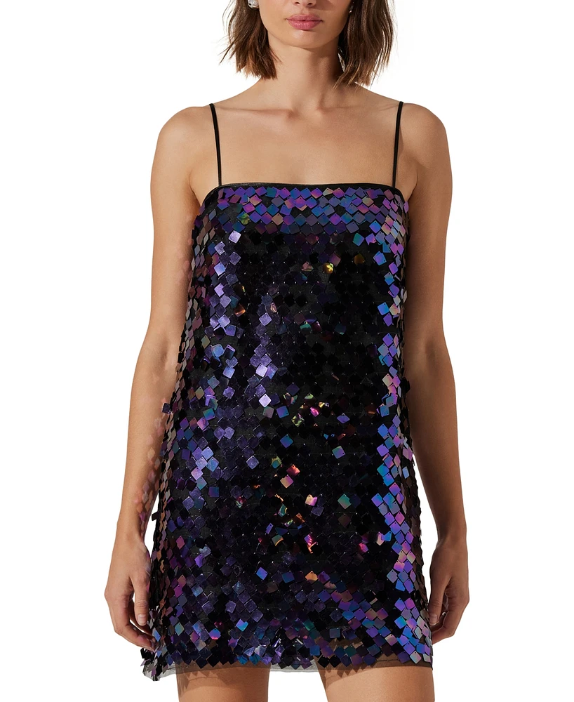 Astr the Label Women's Porsche Sleeveless Sequin Mini Dress