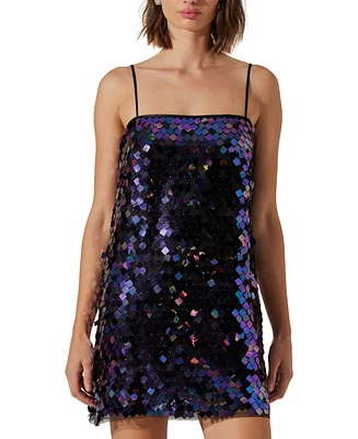 Astr the Label Women's Porsche Sleeveless Sequin Mini Dress