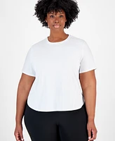 Id Ideology Plus Perforated Pieced Short-Sleeve T-Shirt, Created for Macy's