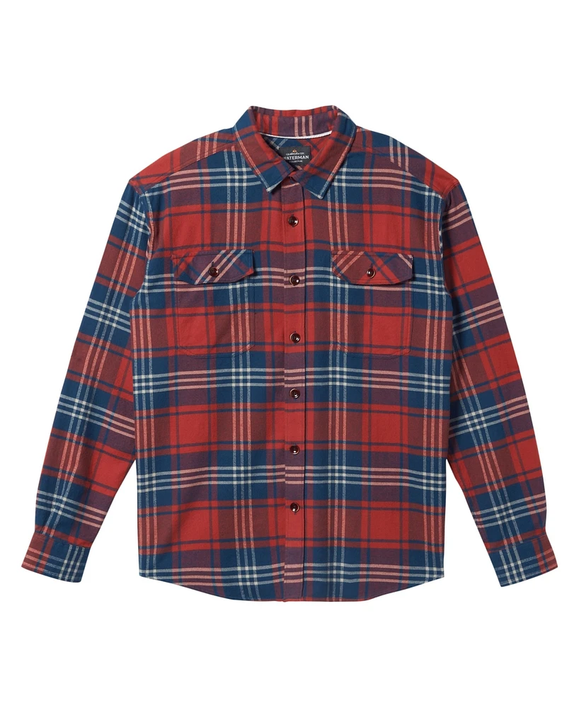 Quiksilver Waterman Men's Revolution Flannel Long Sleeve Shirt