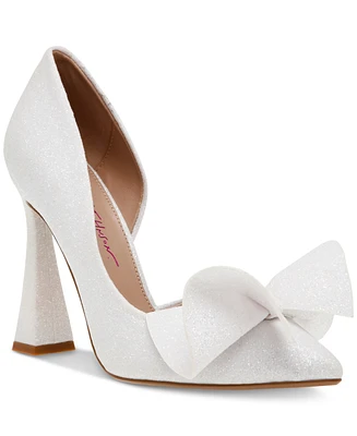 Betsey Johnson Women's Nobble Sculpted Bow Pumps