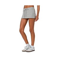 Edikted Women's Bayside slitted micro skort