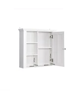 Slickblue Bathroom Wooden Wall Cabinet with a Door