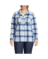 Lands' End Plus Anyweather Fleece Shirt Jacket