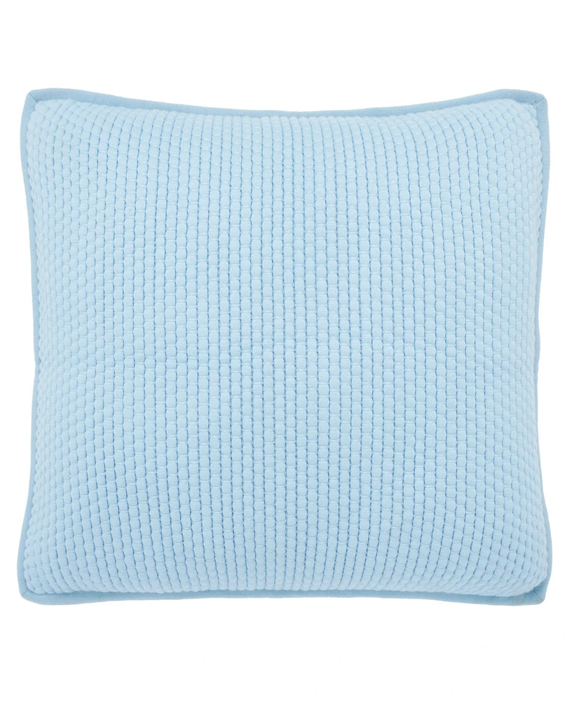 Ihi Home Popcorn Weave Pillow, 22"Sq