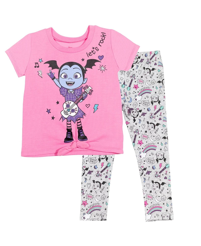 Vampirina Toddler Girls Disney Raya and the Last Dragon Princess T-Shirt and Leggings Outfit Set