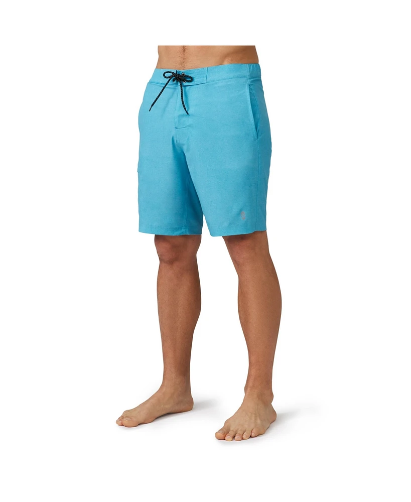 Free Country Men's Textured Solid Cargo Surf Swim Short