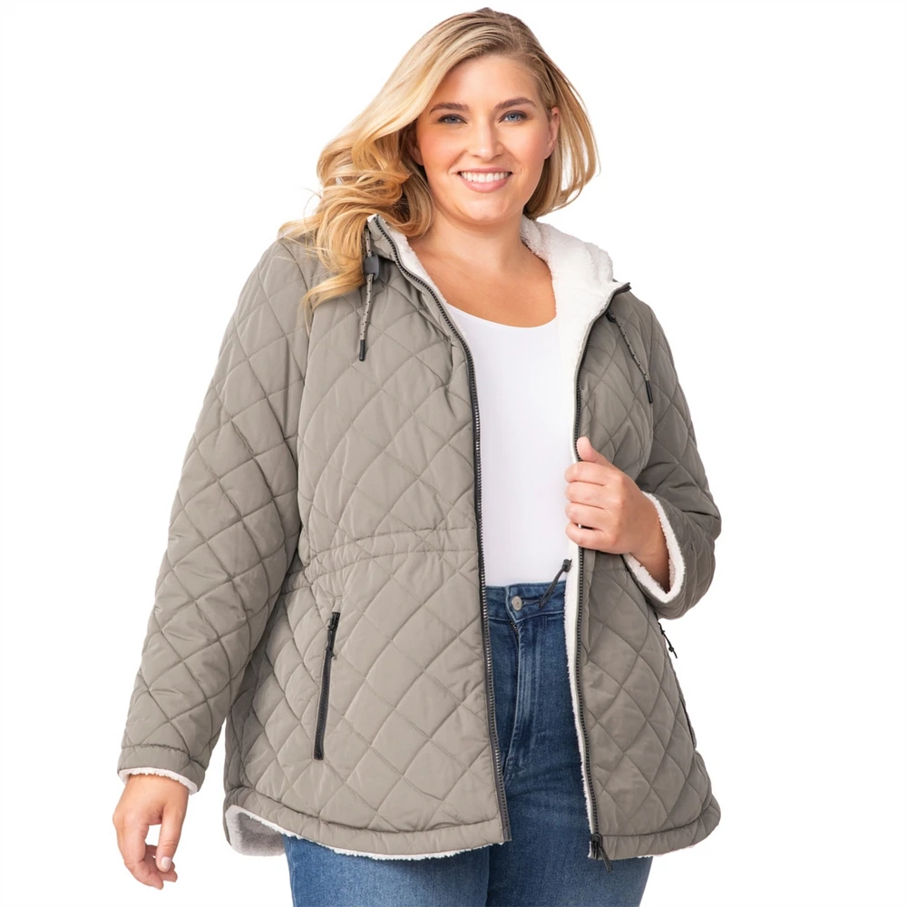 Free Country Plus Switch It Up Cloud Lite Reversible Jacket