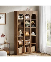 Tribesigns 5-Tier Farmhouse Tall Bookshelf, 70.87