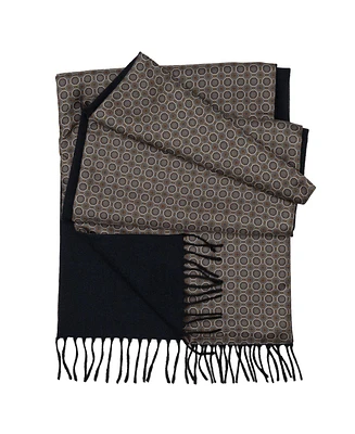 Elizabetta Men's Trastevere - Wool Backed Silk Scarf for Men