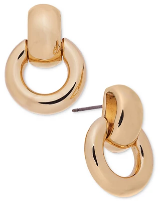 On 34th Small Open Doorknocker Drop Earrings, Created for Macy's