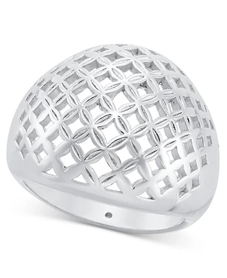 I.n.c. International Concepts Silver-Tone Cage Dome Statement Ring, Created for Macy's