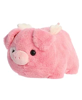 Aurora Medium Faye Flying Pig Spudsters Adorable Plush Toy Pink 10"