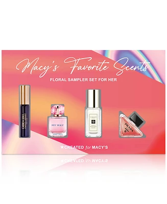 4-Pc. Women's Floral Fragrance Sampler Set, Created for Macy's