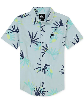 Quiksilver Big Boys Palms Printed Button-Down Shirt