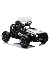 Streamdale Furniture Kids 24V Electric Go-Kart with 2 Motors for Off-Road Adventures