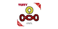 Tuffy Ultimate Ring Yellow & 3 Way Tug Red-Combo Pack, Durable Dog Toys