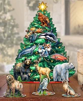 Designocracy Holy Gifts Nativity-Themed Collectible Tabletop Christmas Tree by G.DeBrekht