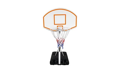 Slickblue Portable Poolside Basketball Hoop with Height Adjustable System for Swimming Pools