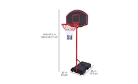 Slickblue Portable Removable Adjustable Teenager Basketball Rack