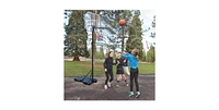 Slickblue Adjustable Portable Basketball Hoop for Home and Outdoor Use