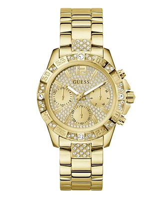 Guess Women's Multi- Function Gold Tone Stainless Steel Watch 40mm