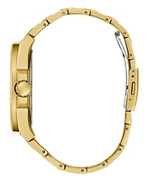 Guess Men's Multi- Function Gold Tone Steel Watch 46mm