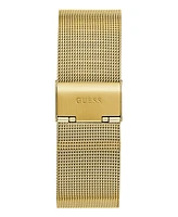Guess Men's Analog Gold Tone Mesh Watch 43mm