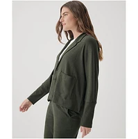 Pact Women's Organic Cotton Airplane Relaxed Blazer
