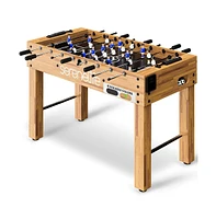 SereneLife 48" Competition Foosball Table for Home and Game Room with 2 Balls and 2 Cup Holders