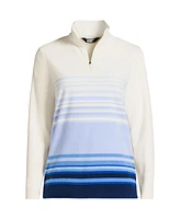 Lands' End Plus Anyweather Fleece Quarter Zip Pullover