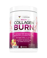 Vitauthority Multi Collagen Burn Hydrolyzed Collagen Peptides Powder with Types I Ii Iii V X, Supports Weight Loss, Strawberry Lemonade, Vitauthority,