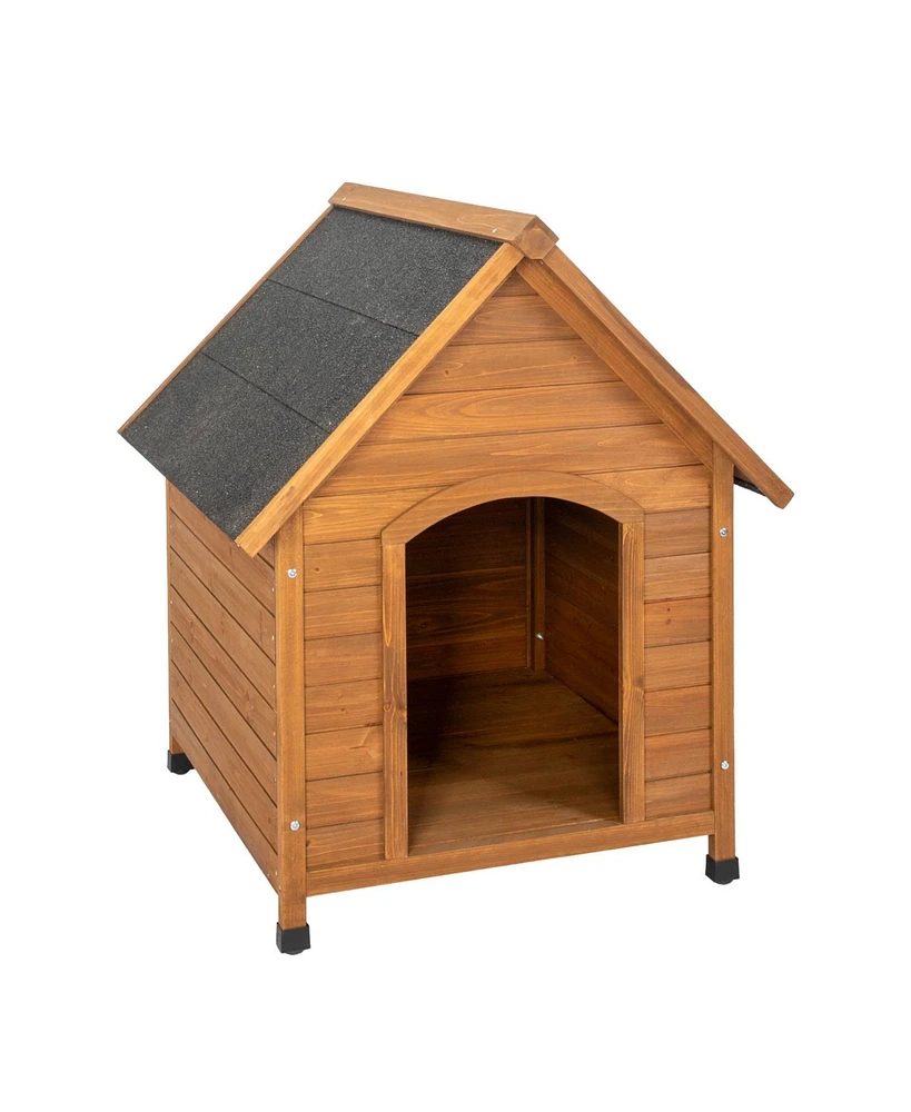 Slickblue Outdoor Dog House – Waterproof Puppy Shelter with Elevated Floor, Indoor/Outdoor Use