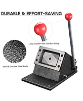2-1/8" x 3-3/8" Die Cutter Manual Id Card Scrapbooking Paper Trimmer Heavy Duty Punch