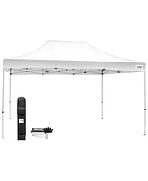 Caravan Canopy TitanShade 10 by 15 Foot Instant Steel Frame Canopy Kit, White