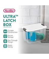 Sterilite 70 Qt 4-Pack & 30 Qt 6-Pack Clear Plastic Stackable Storage Bin w/Lid