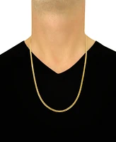 26" Curb Link Chain Necklace (3-1/6mm) in Solid 14k Gold