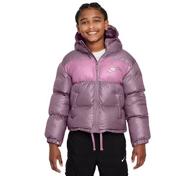 Nike Big Kids Sportswear Heavyweight Therma-fit Repel Loose Hooded Jacket