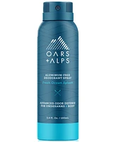 Oars + Alps Fresh Ocean Splash Deodorant Spray, 3.4 oz.