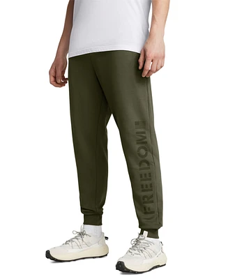 Under Armour Men's Freedom Rival Loose-Tapered Fit Printed Joggers