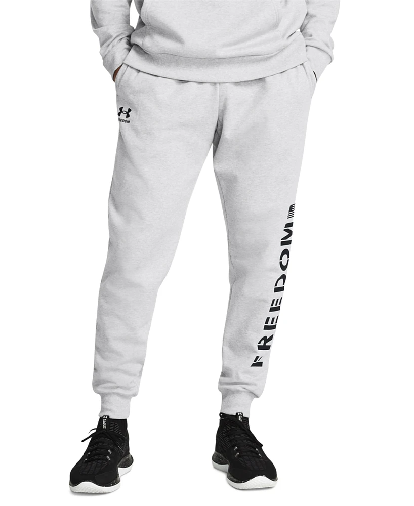 Under Armour Men's Freedom Rival Loose-Tapered Fit Printed Joggers