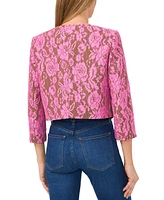 CeCe Women's Lace Cropped Jacket