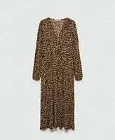 Mango Women's Leopard Gown