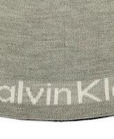 Calvin Klein Men's Large Logo Scarf & Beanie Set