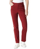 Gloria Vanderbilt Women's Amanda High-Rise Straight-Leg Corduroy Pants