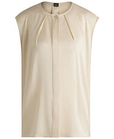 Boss by Hugo Boss Women's Fitted Sleeveless Blouse