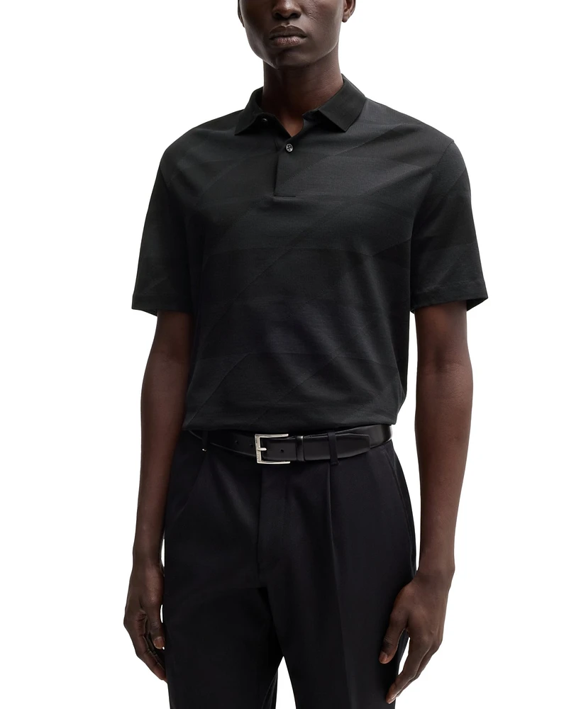 Boss by Hugo Men's Jacquard Polo