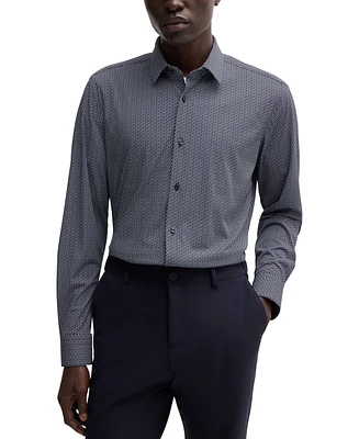 Boss by Hugo Men's Slim-Fit Performance Dress Shirt